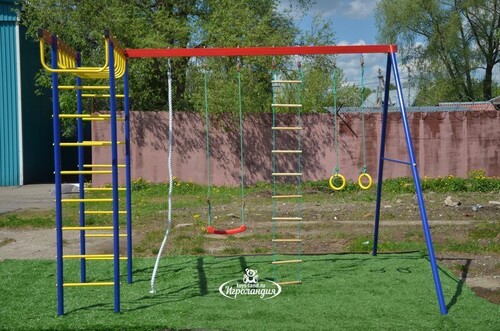 Детская спортивная площадка Пегас для улицы, металл купить в  интернет-магазине Игроландия toys-land.ru, УДСК-2, цена: 25000 ₽