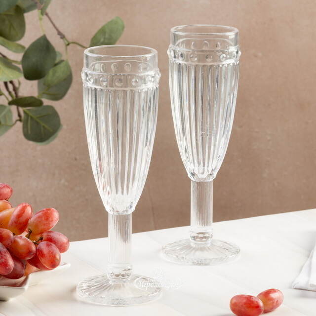 Бокал для шампанского Шамберте 170 мл прозрачный, стекло Koopman