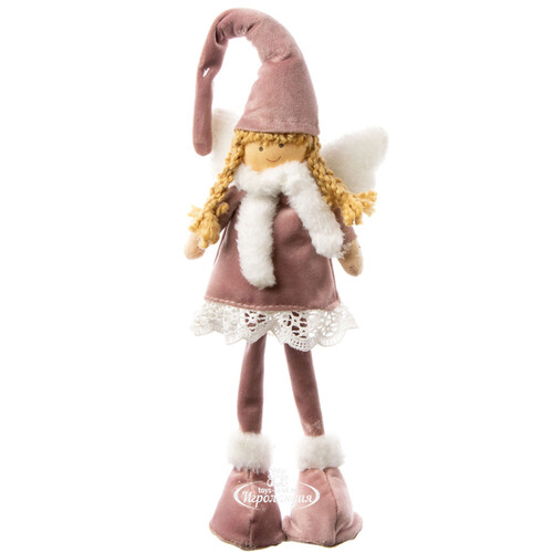 Декоративная фигура Фея Дебора из волшебного Maгдeбуpга 35 см в розовом Due Esse Christmas