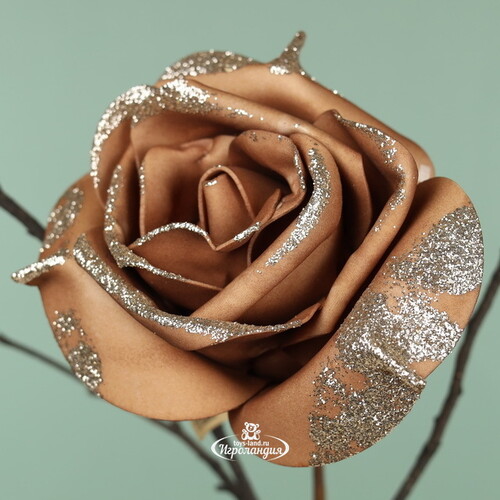 Искусственная роза Ивонн: Lady Capri 14 см, клипса Koopman