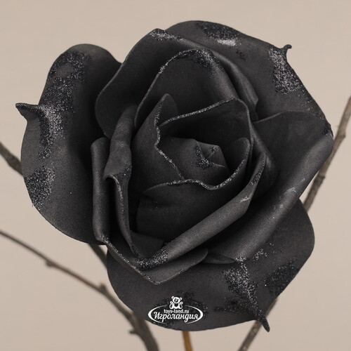Искусственная роза Ивонн: Terre et Passion 14 см, клипса Koopman