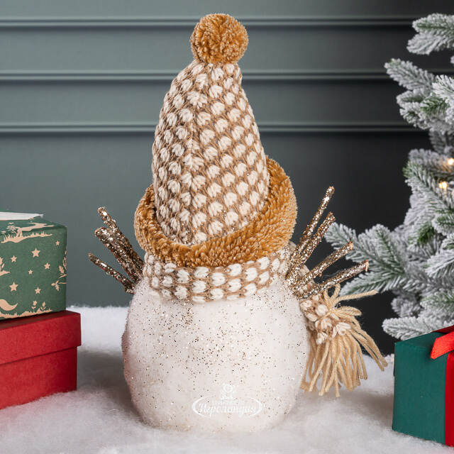 Декоративная фигура Снеговик Аугусто 32 см Koopman