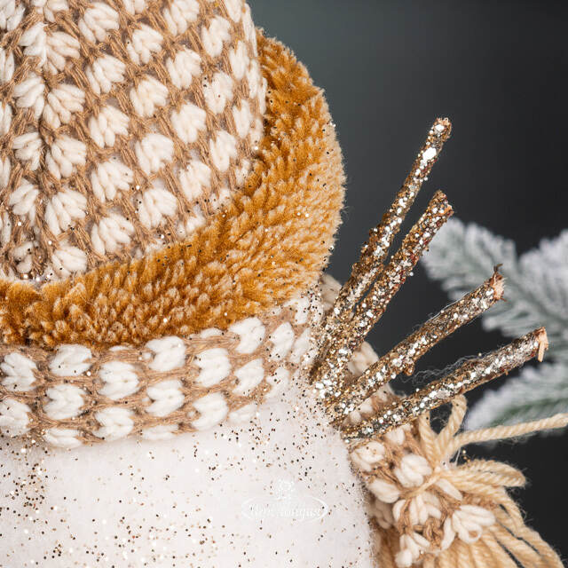 Декоративная фигура Снеговик Аугусто 32 см Koopman