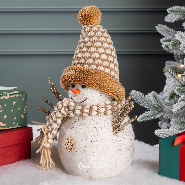 Декоративная фигура Снеговик Аугусто 32 см Koopman