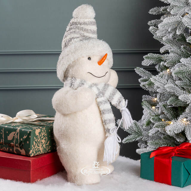 Декоративная фигура Снеговик Санчос в колпачке 55*23 см Koopman