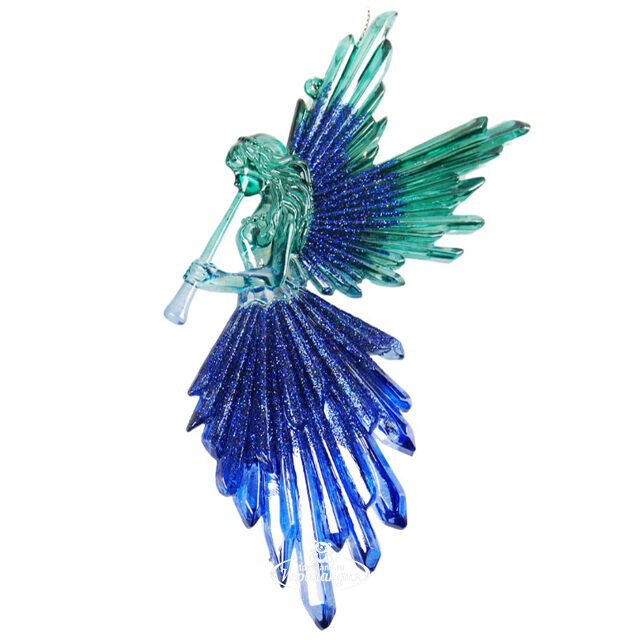 Елочная игрушка Soul Peacock - Ангел Клодетт 17 см, подвеска Kurts Adler