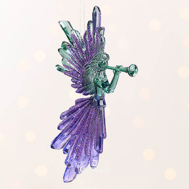 Елочная игрушка Soul Peacock - Ангел Руфина 17 см, подвеска Kurts Adler