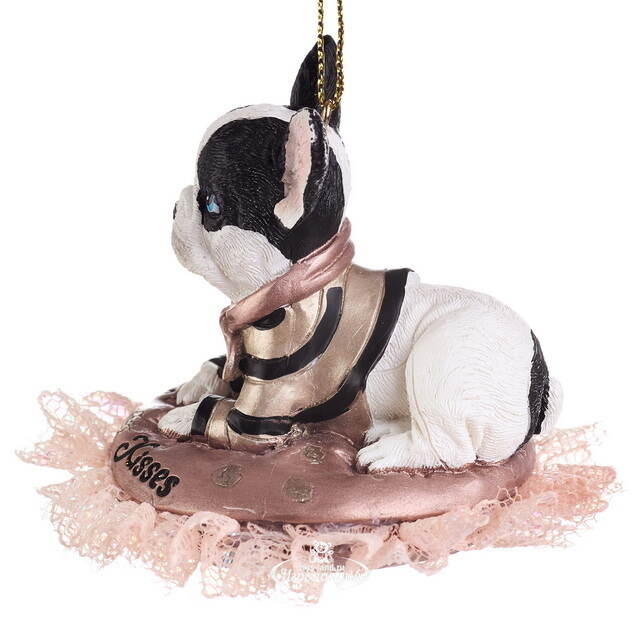 Елочная игрушка Бульдог Уильям 6 см Kurts Adler