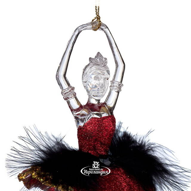 Елочная игрушка Балерина Иветт - Spettacolo Burlesque, подвеска Kurts Adler (Куртс Адлер)