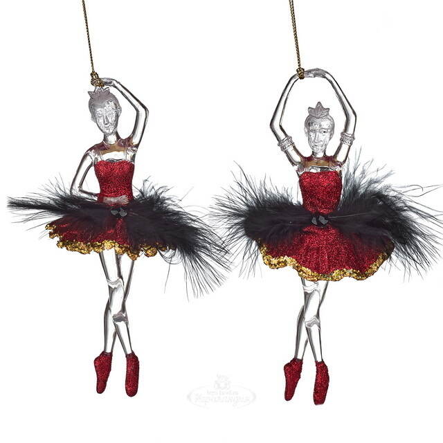 Елочная игрушка Балерина Иветт - Spettacolo Burlesque, подвеска Kurts Adler (Куртс Адлер)