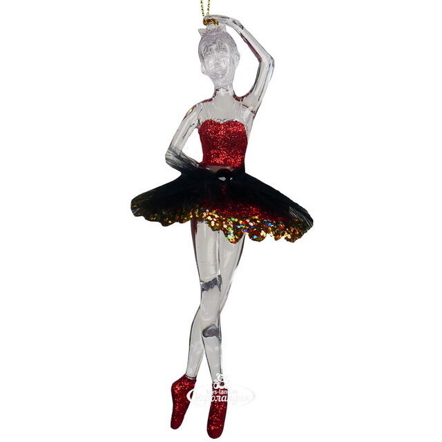 Елочная игрушка Балерина Уочиви - Spettacolo Burlesque 18 см, подвеска Kurts Adler