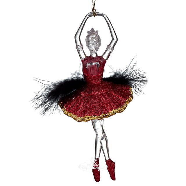 Елочная игрушка Балерина Иветт - Spettacolo Burlesque, подвеска Kurts Adler (Куртс Адлер)
