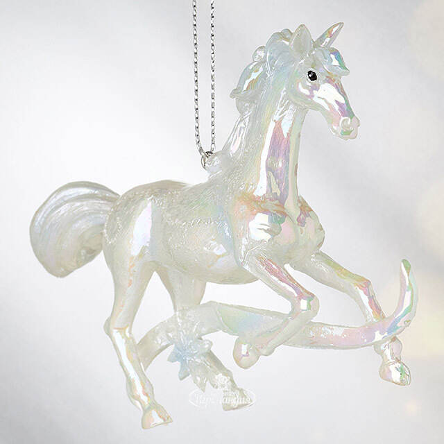 Елочная игрушка Единорог Топаз - Precioze Opale 10 см Kurts Adler