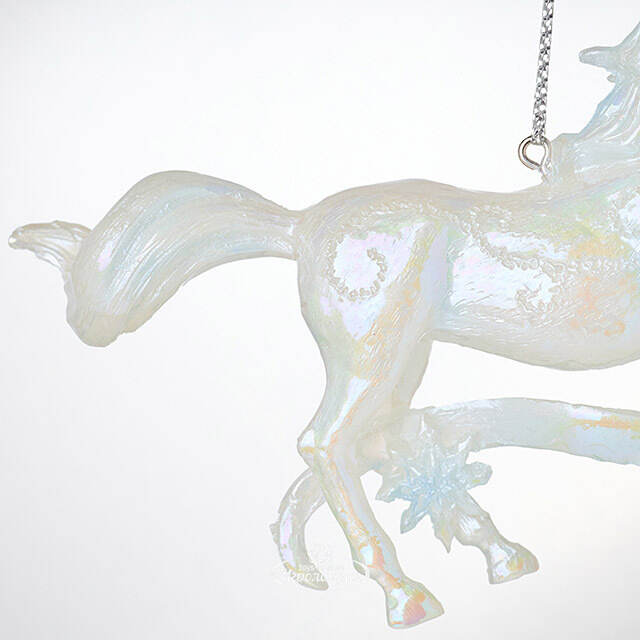 Елочная игрушка Единорог Топаз - Precioze Opale 10 см Kurts Adler