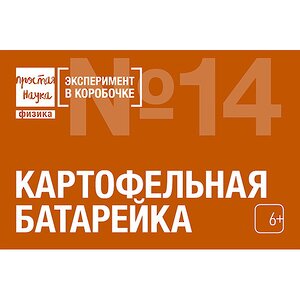 Набор для опытов Эксперимент в коробочке: Картофельная батарейка
