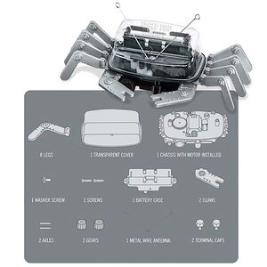 Механический набор Настольный Робокраб 4M фото 3