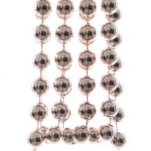 Бусы на елку Гигант 2 см*270 см нежно-розовые, пластиковые Kaemingk фото 3