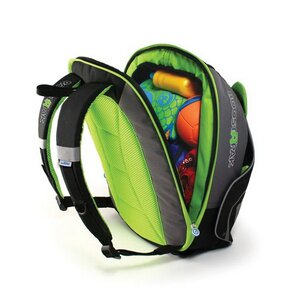 Автокресло-рюкзак Boostapak черно-зеленое от 15 до 36 кг Trunki фото 2