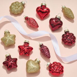 Елочные игрушки Традиции, 12 шт, стекло