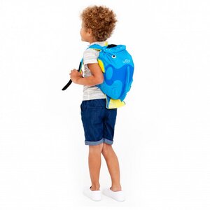 Детский рюкзак для бассейна и пляжа Коралловая рыбка голубая 37 см Trunki фото 2