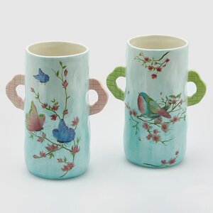 Керамическая ваза Spring Bird 22 см EDG фото 2