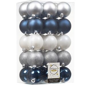 Коллекция пластиковых шаров Gracy - Полярная Ночь 6 см, 30 шт Winter Deco фото 3