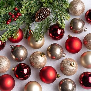 Коллекция пластиковых шаров Gracy - Парижский Вальс 6 см, 30 шт Kaemingk фото 1