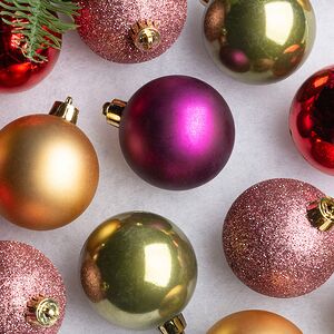 Коллекция пластиковых шаров Gracy - Блистательный Вечер 6 см, 30 шт Kaemingk фото 2