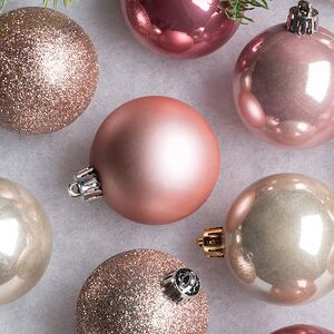 Коллекция пластиковых шаров Gracy - Розовые Облака 6 см, 30 шт Winter Deco фото 2