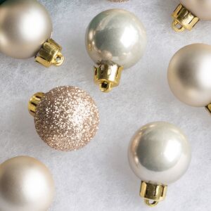 Набор пластиковых шаров Блеск 3 см перламутровый, 14 шт Winter Deco фото 2