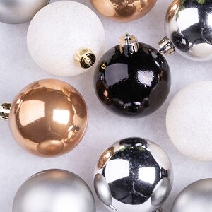 Коллекция пластиковых шаров Gracy - Венецианский Мрамор 6 см, 30 шт Winter Deco фото 2