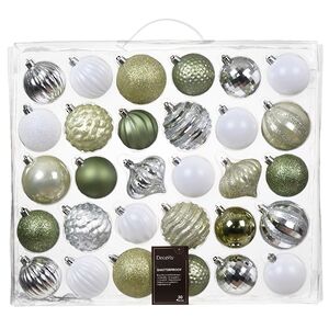 Набор елочных игрушек Danby - Gentle Spring 7 см, 30 шт