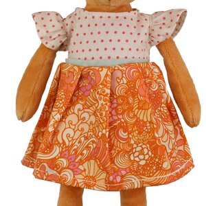 Мягкая игрушка Олененок Хельга в цветочном платье 30 см, Barbara Bukowski Bukowski фото 4