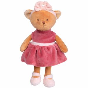 Мягкая игрушка Мишка Лия в розовом платье - Baby Patchwork 20 см, Barbara Bukowski