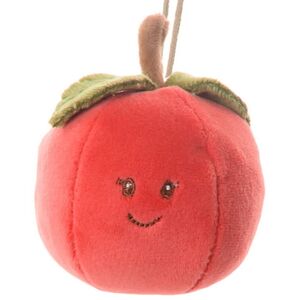 Мягкая игрушка-брелок Красное Яблоко - Happy Fruits 10 см, Barbara Bukowski