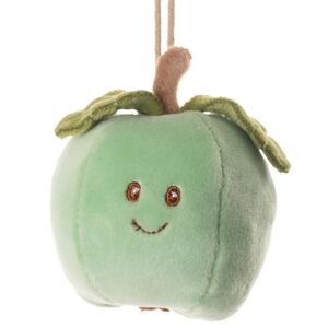 Мягкая игрушка-брелок Зеленое Яблоко - Happy Fruits 10 см, Barbara Bukowski