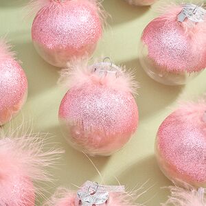 Набор пластиковых шаров Розовый Фламинго 8 см, 12 шт Kaemingk фото 2