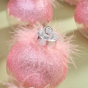 Набор пластиковых шаров Розовый Фламинго 8 см, 12 шт Kaemingk фото 3