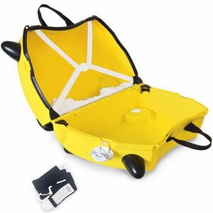 Детский чемодан-каталка Тони Таксист с наклейками Trunki фото 2