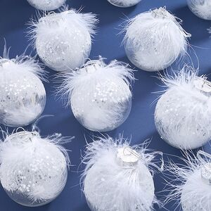 Набор пластиковых шаров Лебединое Озеро 8 см, 12 шт Kaemingk фото 4