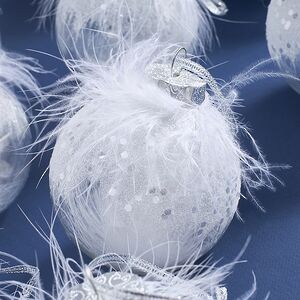 Набор пластиковых шаров Лебединое Озеро 8 см, 12 шт Kaemingk фото 2