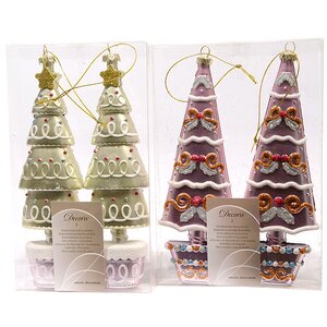 Елочная игрушка Пряничная Елка 19 см 2 шт, подвеска Kaemingk фото 4