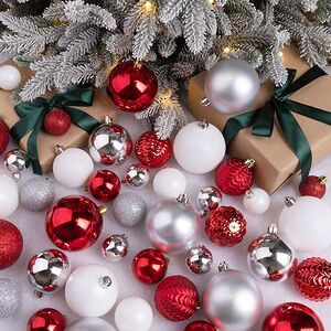 Набор пластиковых шаров Viva Grande: Зимняя ягода 4-8 см, 100 шт Kaemingk фото 1