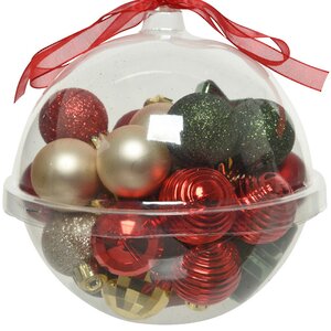 Набор елочных мини-украшений Christmas Gift: Канун Рождества, 30 шт, пластик Winter Deco фото 2