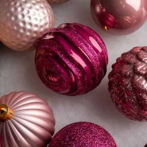 Набор пластиковых шаров Magic Suite: Magic Garden, 6-7 см, 60 шт Kaemingk фото 4