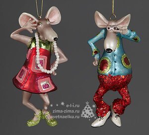 Мышь - Танцор, 15см