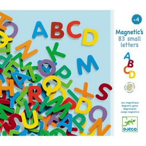 Магнитная игра Латинские буквы, 83 детали, дерево Djeco фото 1