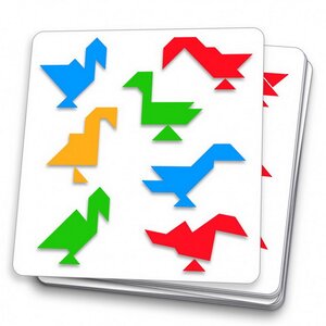 Логическая игра Магнитный Танграм, дерево DJECO (Джеко) фото 6