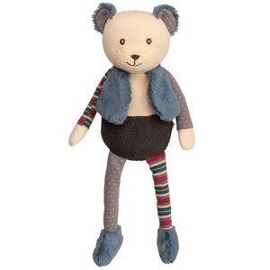 Мягкая игрушка Медвежонок Адам - Patchwork Series 37 см, Barbara Bukowski