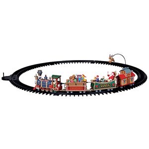 Железная дорога Lemax Звездный экспресс, 13*114*66 см, музыка, движение, подсветка, батарейки Lemax фото 2